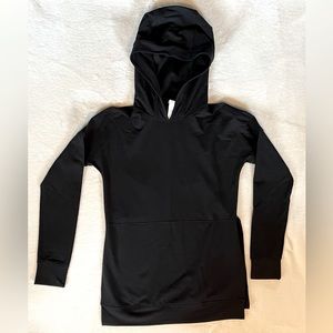 Lululemon Woman’s Cut Above Hoodie. Logo black side slit. Size 2